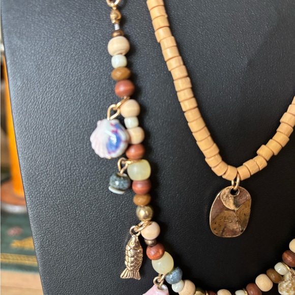 Free People Nash Layered Necklace NWT - Picture 7 of 8